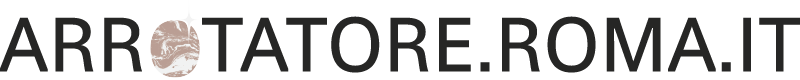 Logo arrotatore roma dark